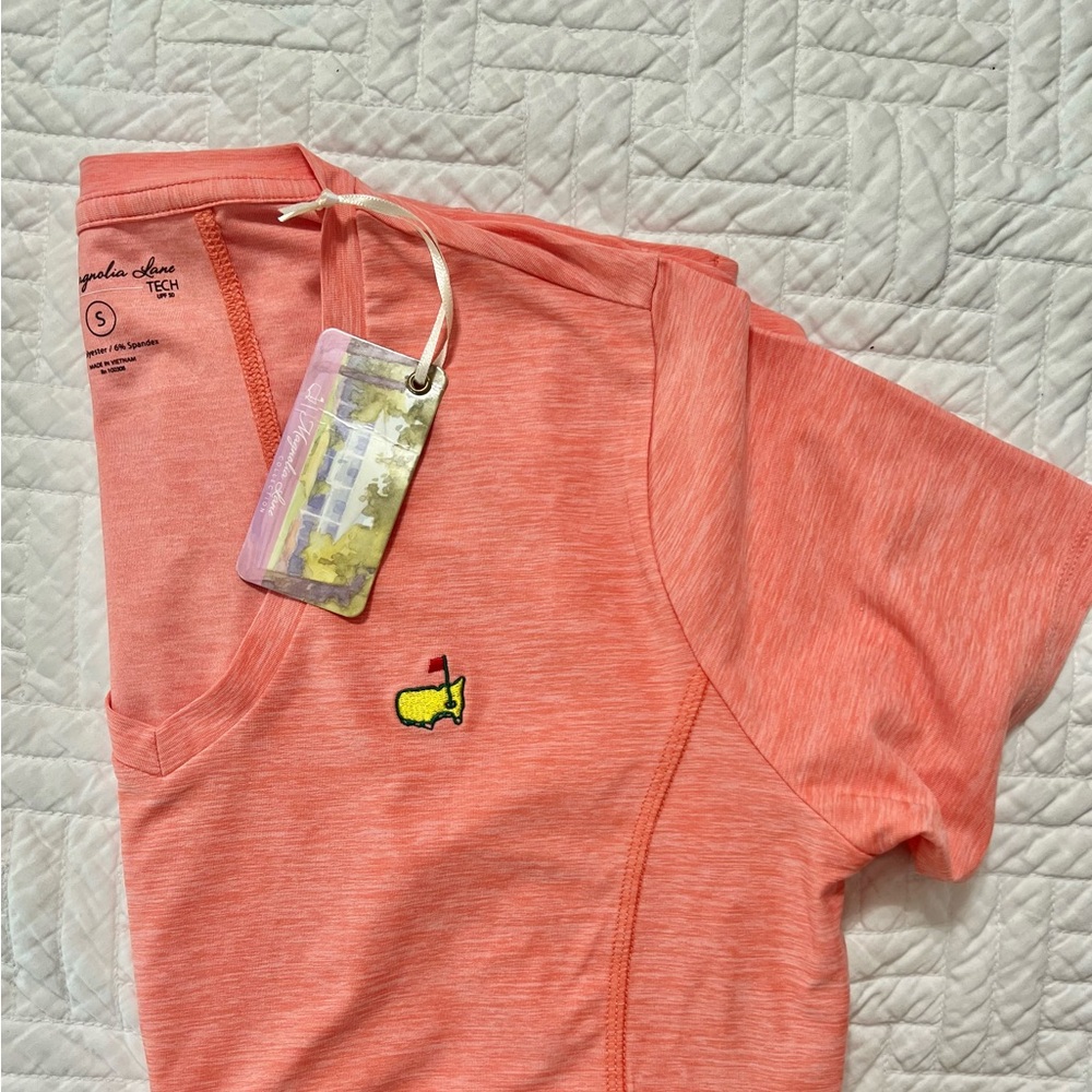 NWT Masters women’s size S athletic v-neck tee.